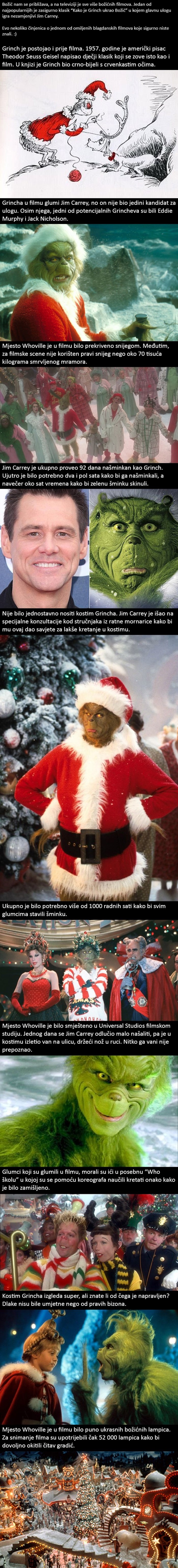 Kako je Grinch ukrao Božić? Pročitajte 10 zanimljivosti o filmu sa mrzovoljnim zelenim stvorom!