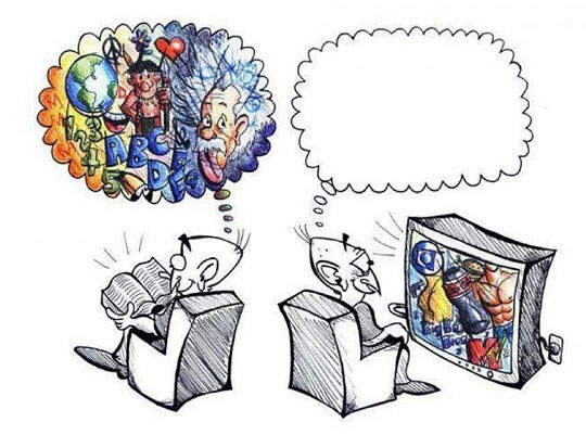 TV protiv knjige: Smak svijeta nam je doslovno već u glavama