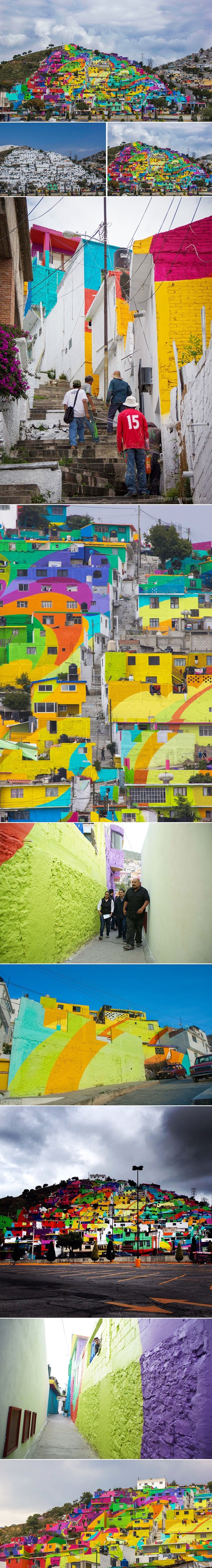 GALERIJA: Meksičke vlasti pozvale grafiti majstore da oboje čitav gradić!