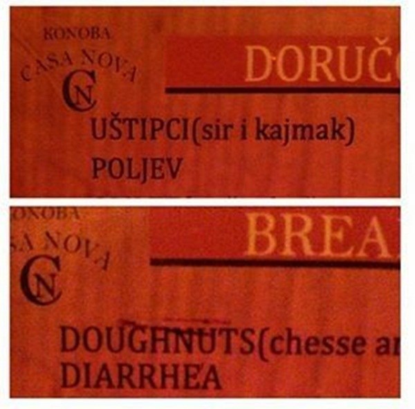 Kako lošim prijevodima otjerati goste