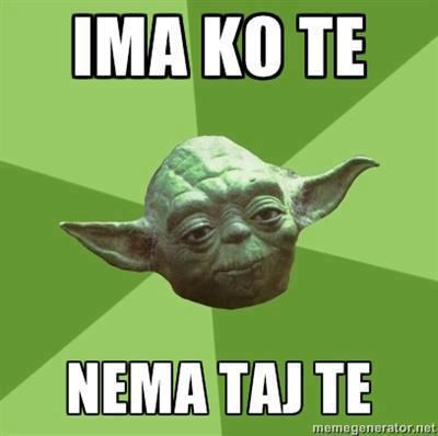 Yoda upao u krizu, pjeva po svadbama