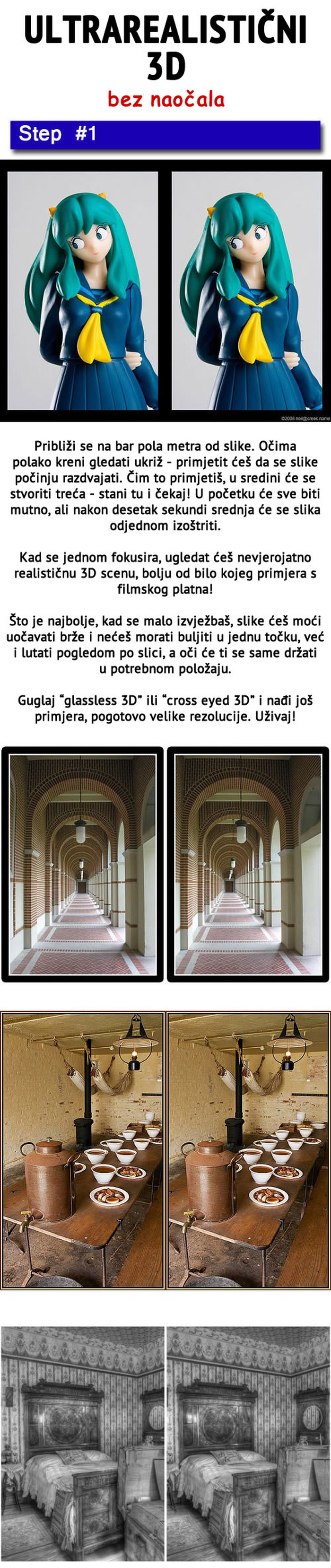 Uživajte u fantastičnim 3D slikama BEZ NAOČALA!