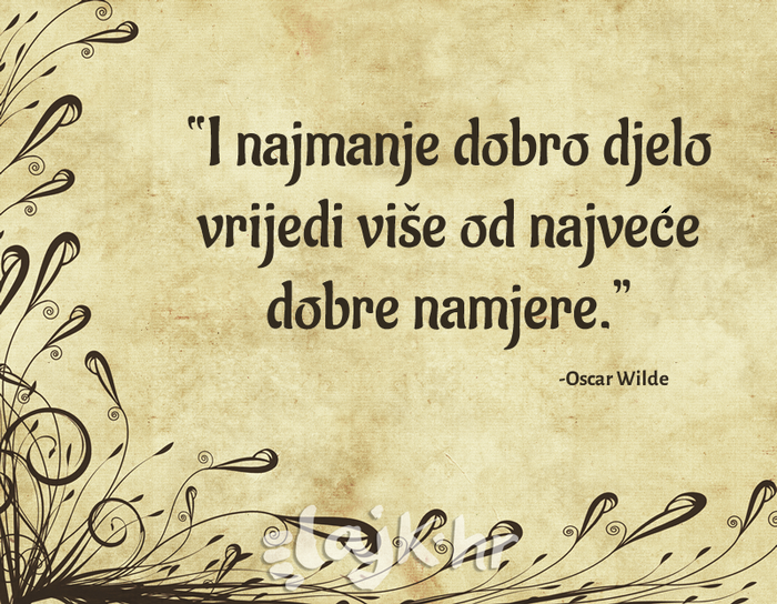 Djela, a ne riječi