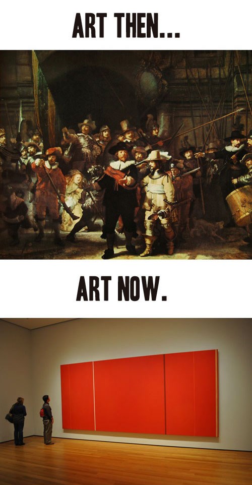 Umjetnost nekad - umjetnost sad