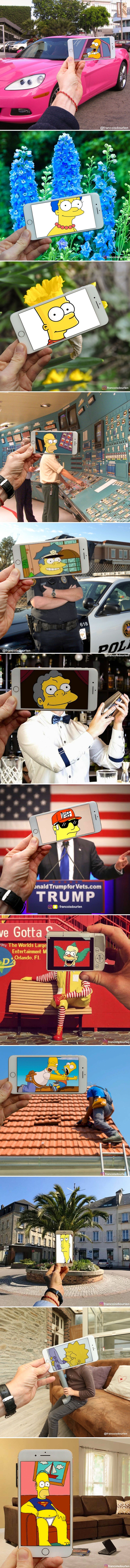 Simpsoni su svugdje oko nas: Likove iz crtića je oživio na savršeno odabranim mjestima