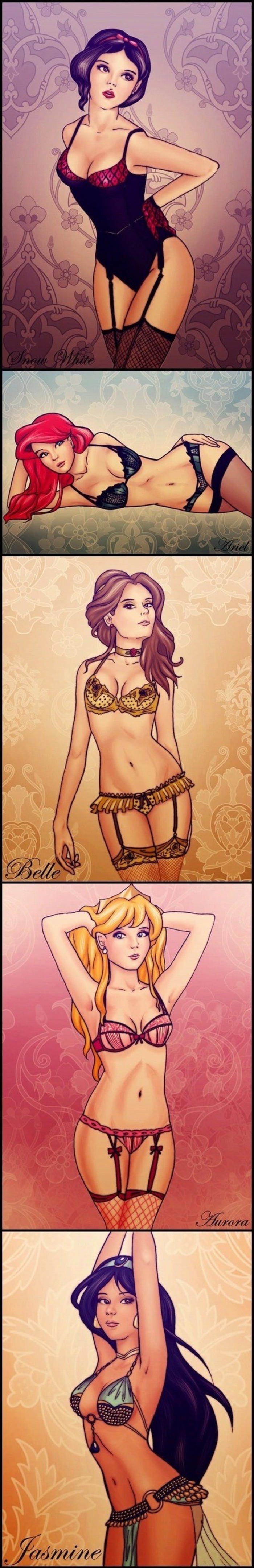 Disneyjeve princeze u sexy izdanju