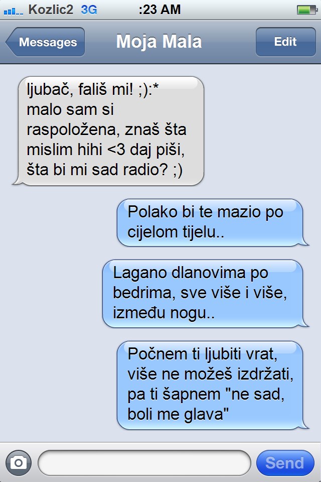 Kad ti se dečko osveti tvojim oružjem