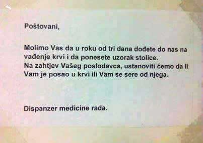 Uzorak stolice pokazuje koliko ste dobar radnik