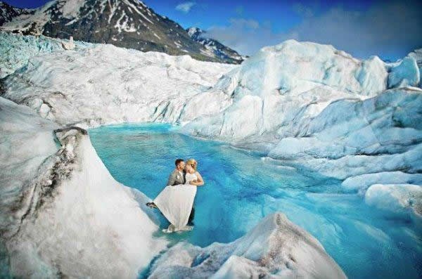 Jesi za vjenčanje na ledenjaku?