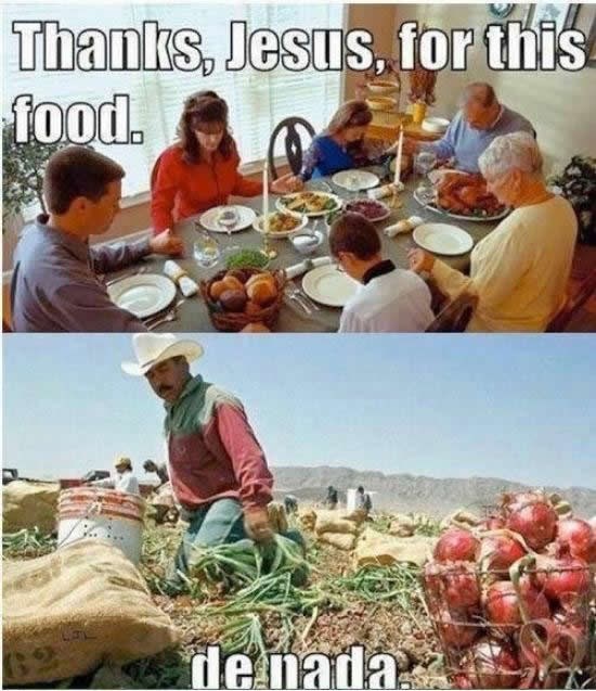 Zahvali Jesusu na hrani!