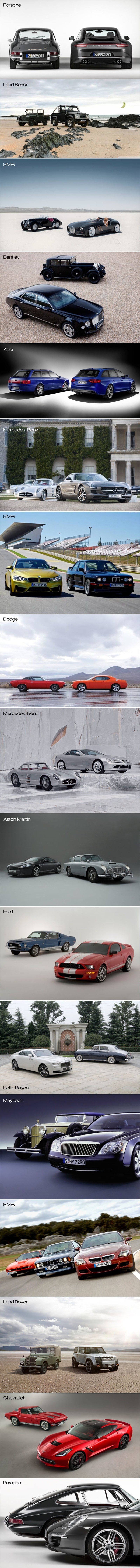 TOP 17 kultnih auto-klasika uz njihove moderne verzije