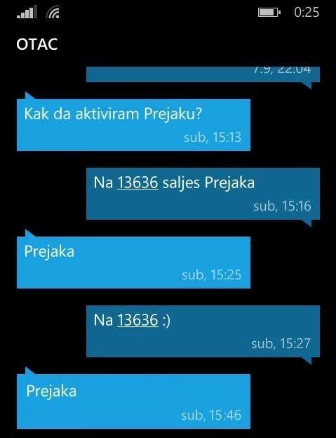 PORUKE RODITELJA Zbunjeni otac se muči s aktivacijom tarife!