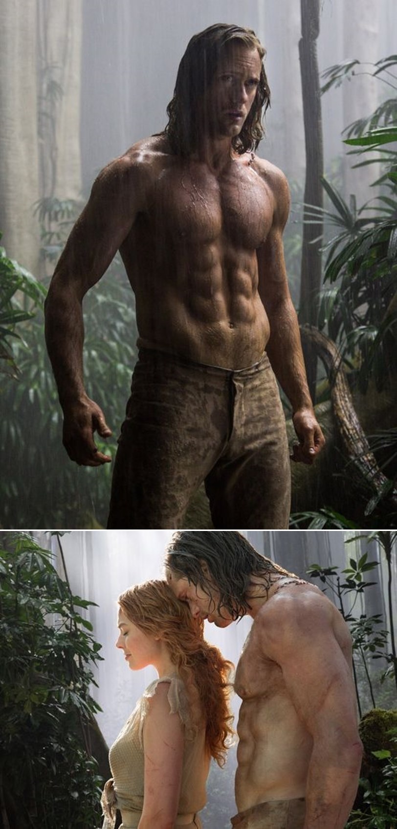 Žene onemoćale od pogleda na trbušnjake Alexandera Skarsgarda u novom "Tarzanu"
