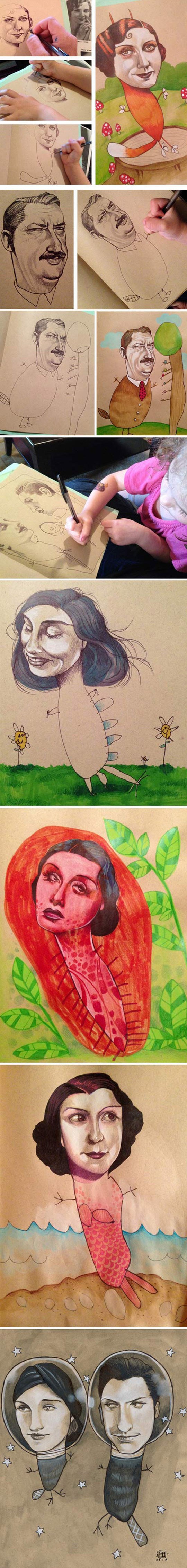 Umjetnica je udružila snage sa svojom kćerkicom, a rezultat je predivan 