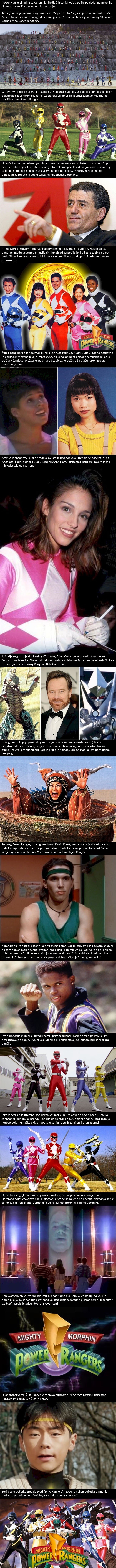 16 tajnih činjenica o legendarnim Power Rangersima