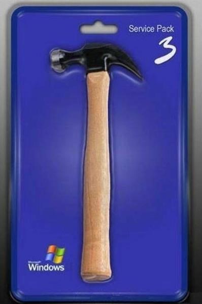 Kažu Ameri "Ako ne radi, uzmi veći čekić": Service Pack 3