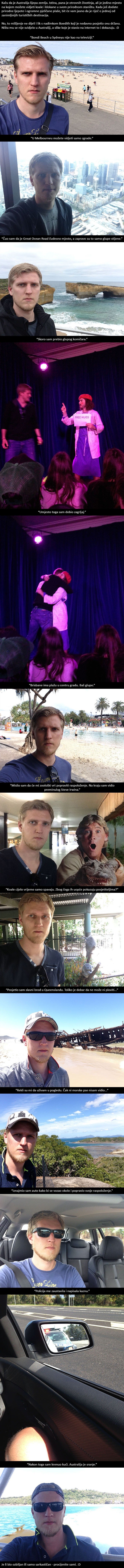Lik je posjetio Australiju, pa na internetu popljuvao baš sve što je vidio tamo!