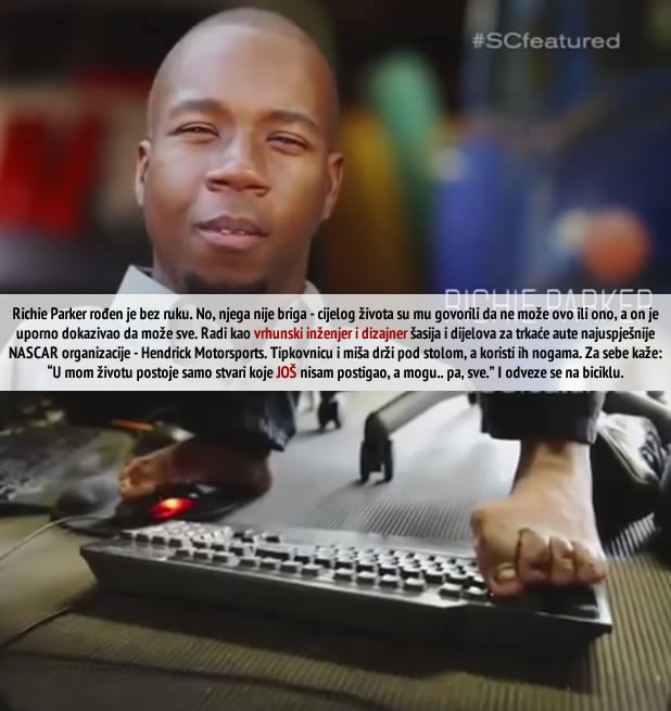 Čovjek bez ruku dizajnira vrhunske sportske aute za NASCAR