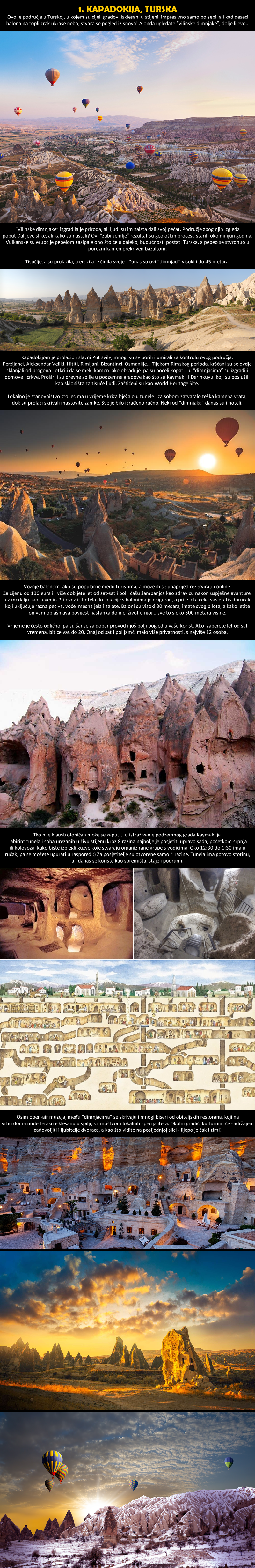 NAJLJEPŠA MJESTA SVIJETA: Kapadokija, biser Turske