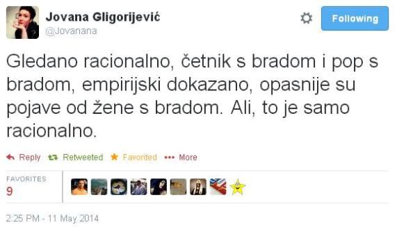 "Bradata žena" naljutila poznavatelje "prirodnog"