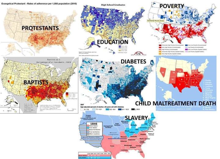 Slučajnost? "Biblijski pojas" SAD-a najgore mjesto za život?