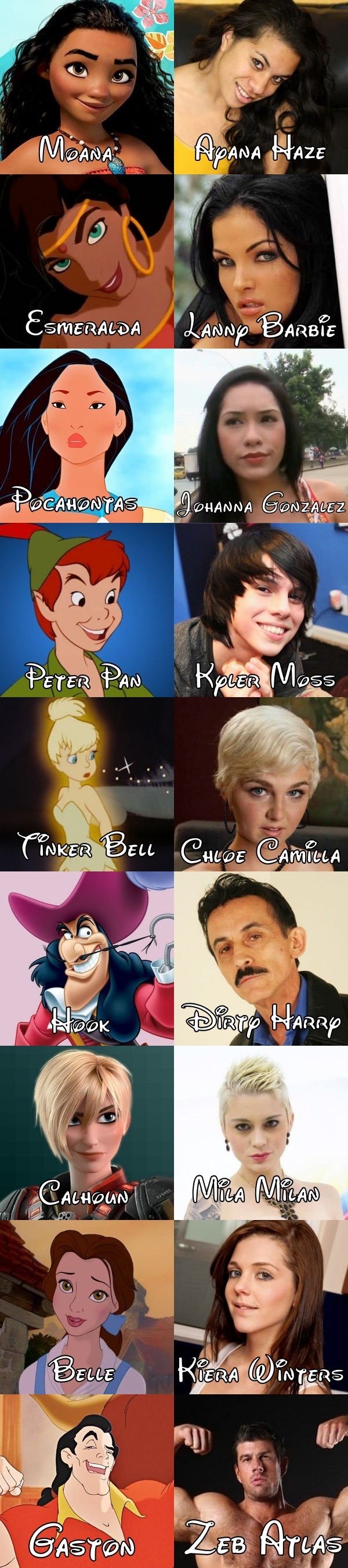 Pokušao je pronaći porno glumce koji izgledaju kao Disneyevi likovi iz crtića