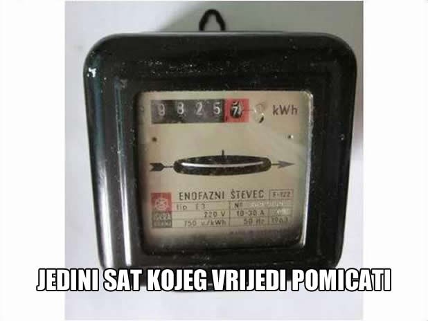 Jeste li pomaknuli sat?