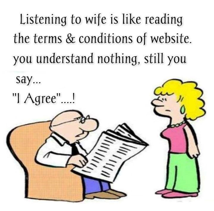 Ne svađaj se sa ženom, samo klikni "Slažem se"