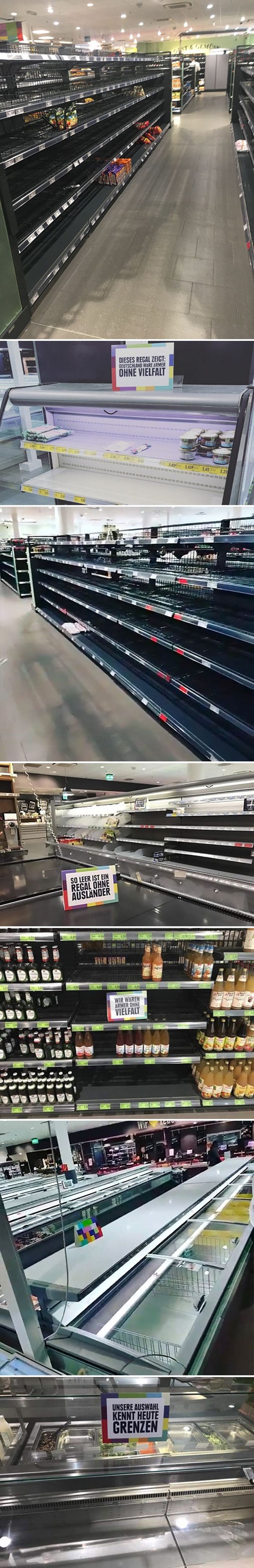 Supermarket izbacio sve strane proizvode s polica kako bi se izjasnili protiv rasizma, pogledajte rezultat