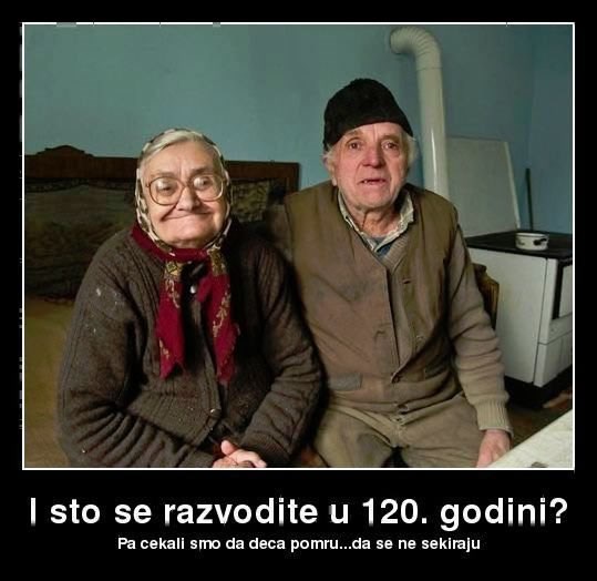 Razvod u 120. godini?