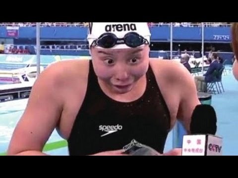 VIDEO: Reakcija simpatične kineske plivačice postao hit na internetu