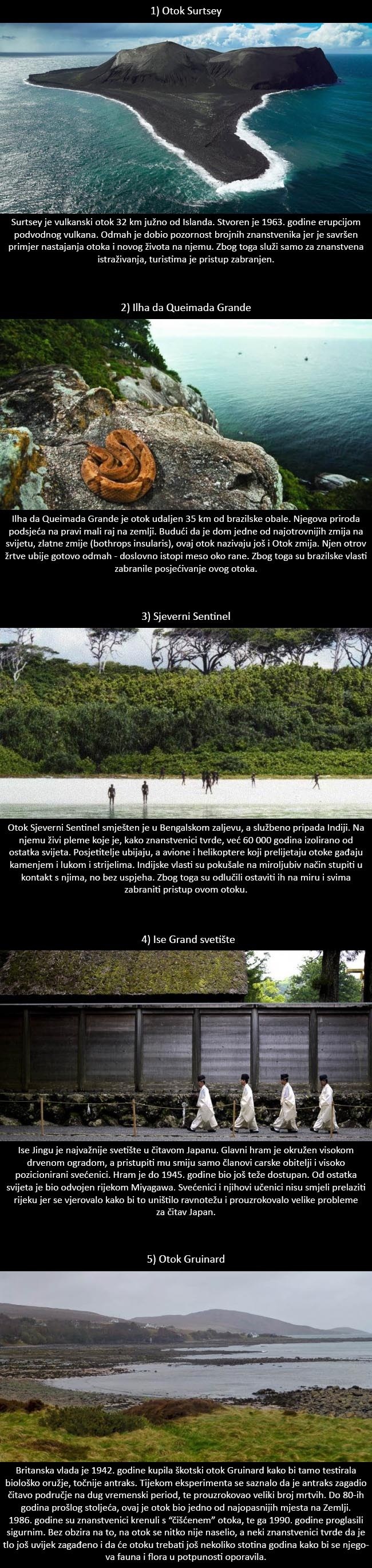 Ovo je TOP 5 mjesta na svijetu koje ne smijete posjetiti