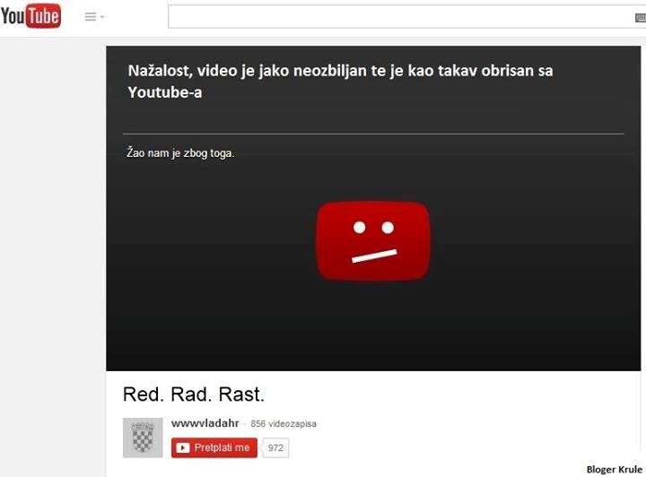 YouTube ubio Vladin hvalisajući video?