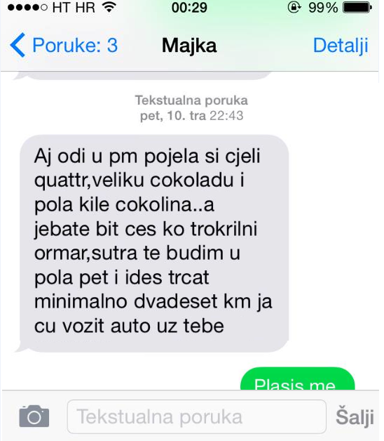 Počela je jesti previše slatkiša, mama joj je poslala jasnu poruku što je sutra čeka