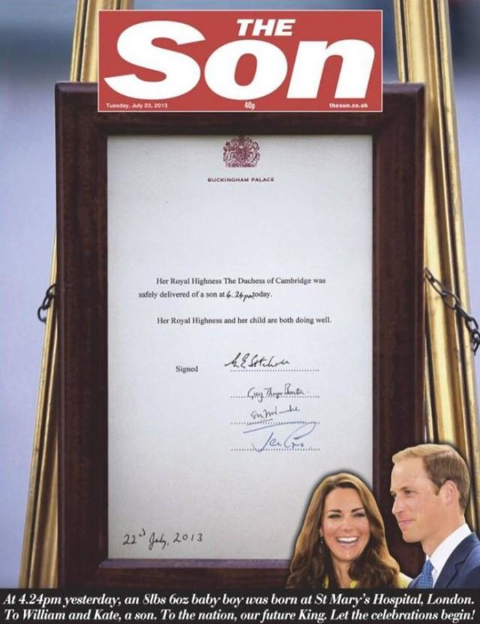 Britanski časopis u čast kraljevske bebe promijenio ime