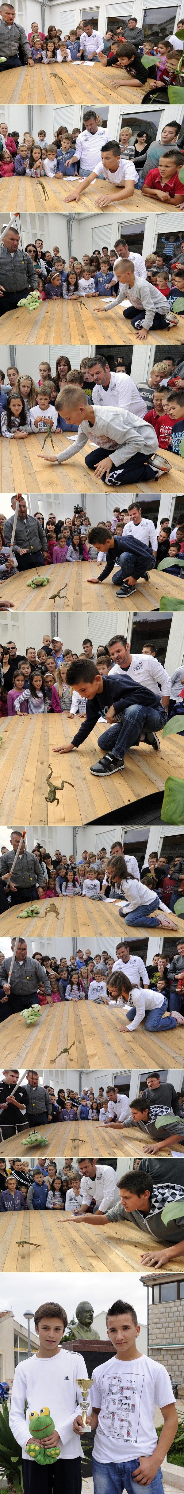 Klinci uživali u žabarijadi