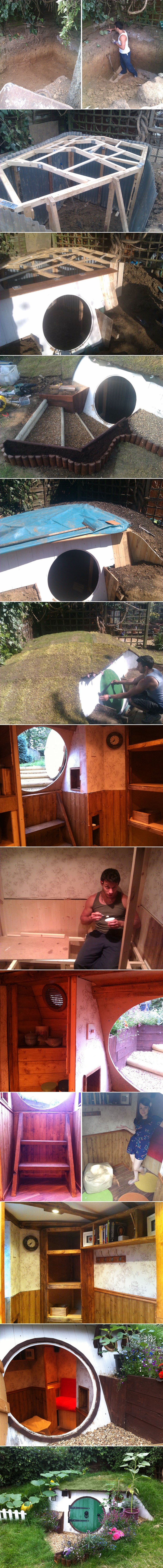 Kako si izgraditi hobitsku kućicu u dvorištu?