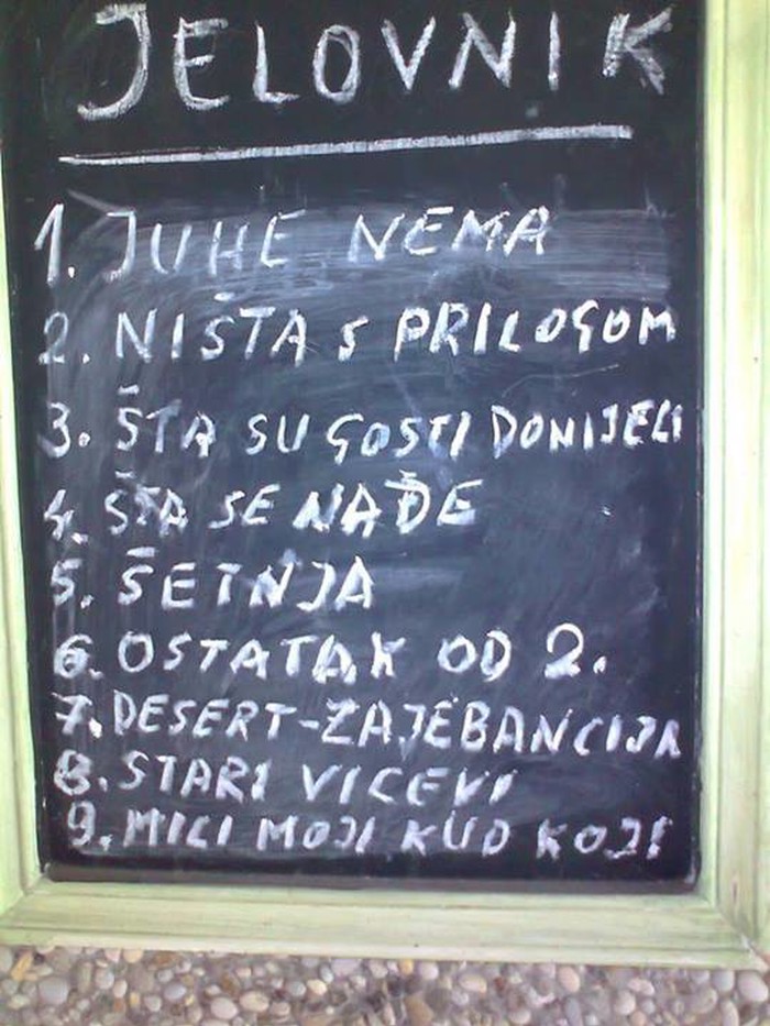 Jelovnik za hrvatskog radnika: Ništanci sa zgledancima