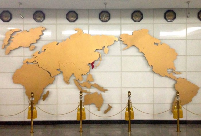Karta svijeta prema Sjevernoj Koreji: Koji je ovo planet?