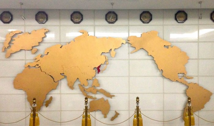 Karta svijeta prema Sjevernoj Koreji: Koji je ovo planet?