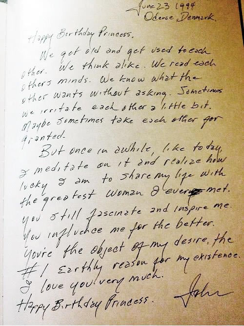 Johnny Cash: Ljubavno pismo dragoj za rođendan