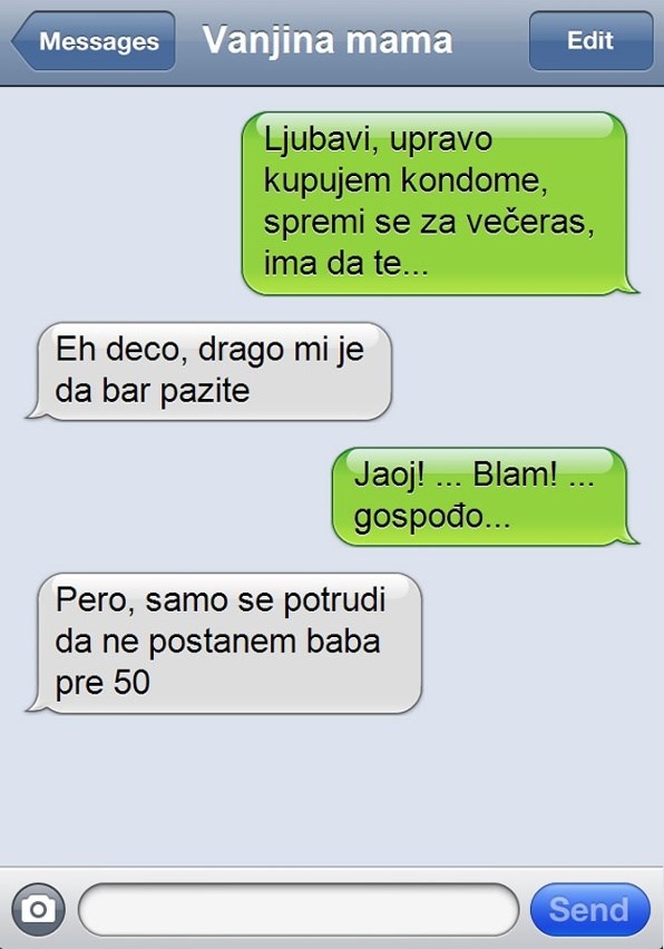 Nabrijao se na seks, a obavijestio njenu mamu