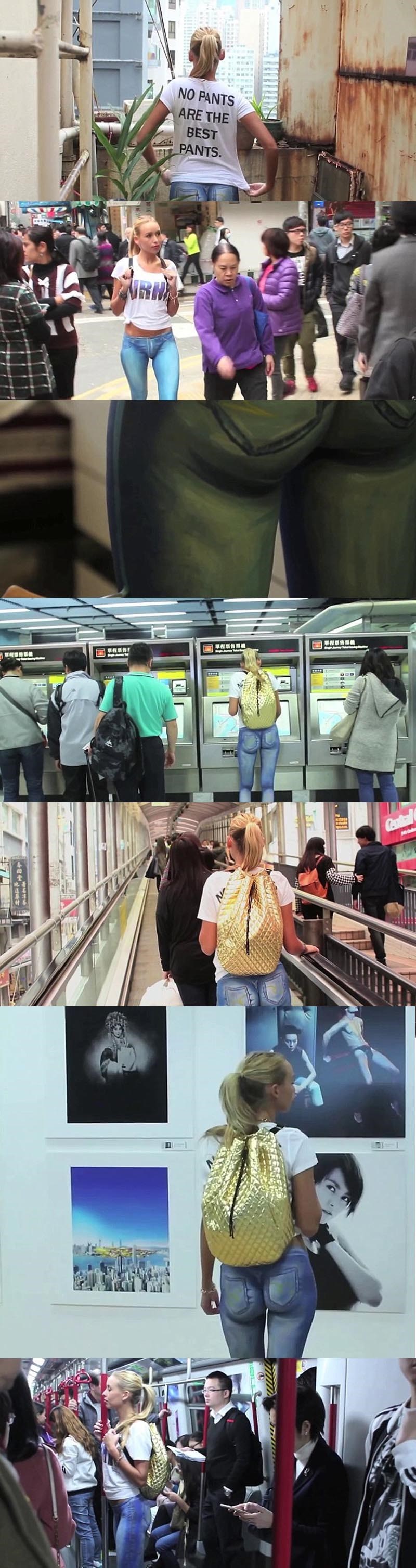 Gradom prošetala gola, nitko nije ni primijetio