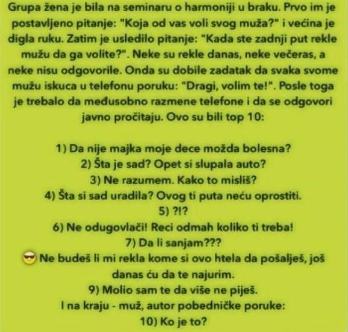 Smiješno, iako je zapravo za plakati