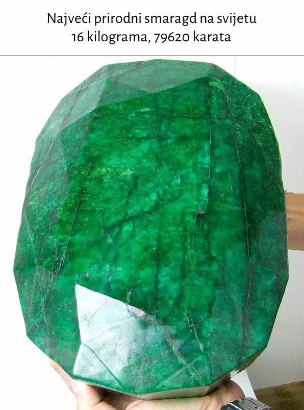 Najveći smaragd na svijet je težak poput manjeg djeteta!