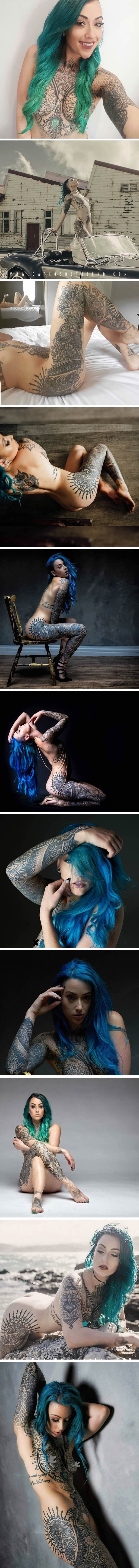 Ova je djevojka potrošila 13 000 funti kako bi od svog tijela napravila umjetničko djelo