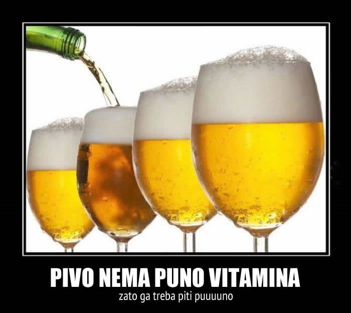 Zašto treba piti puno pive?