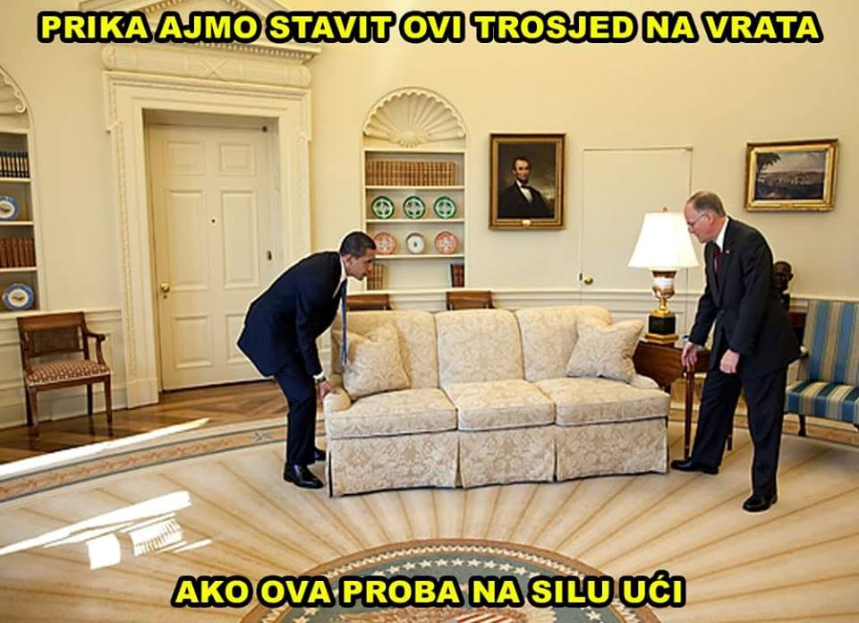 Evo kako je Obama reagirao kad je vidio Kolindu ispred Bijele kuće!