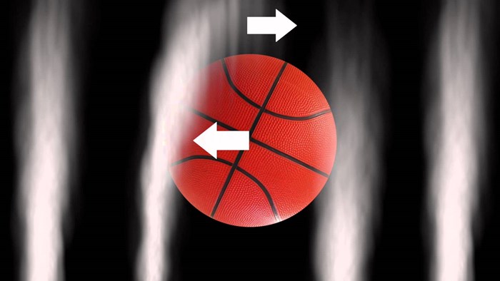 VIDEO: Zašto ova košarkaška lopta pada "vodoravno"?