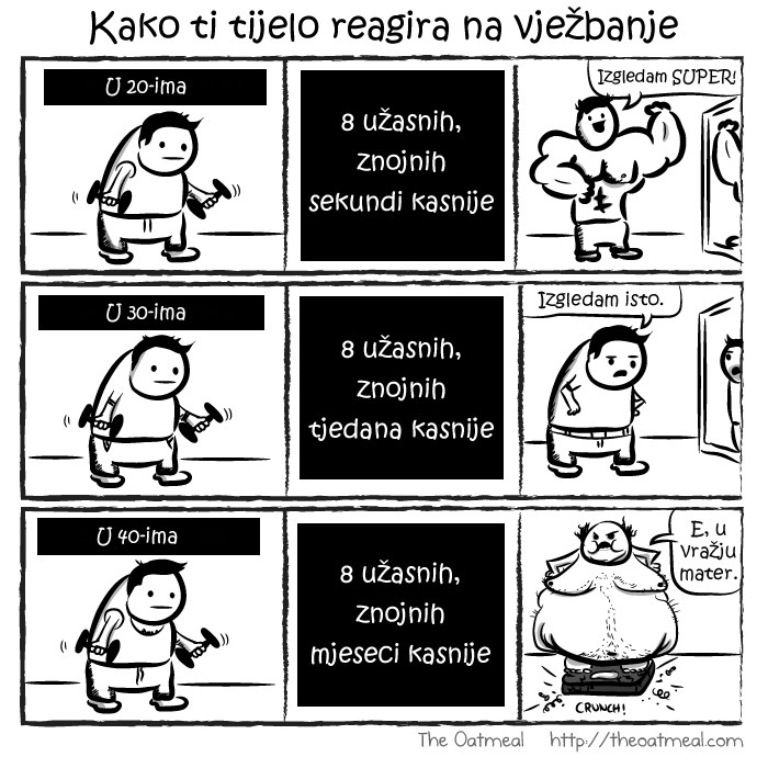 Što si stariji to više mrziš vagu